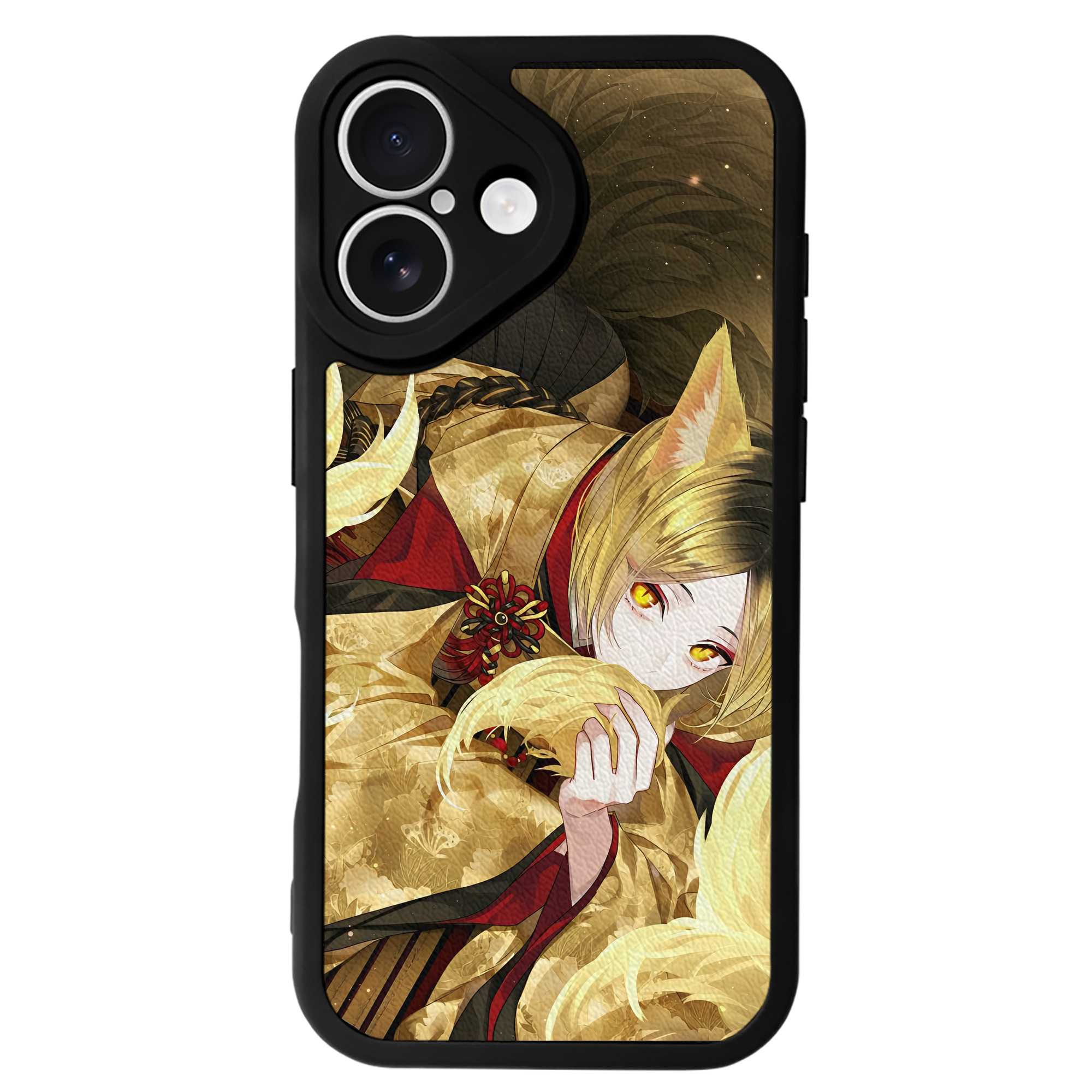 （画像用） 刀剣乱舞 Touken Ranbu 【iPhone 16シリーズ対応】シリコンスマホケース（レザー調） 材質：シリコン